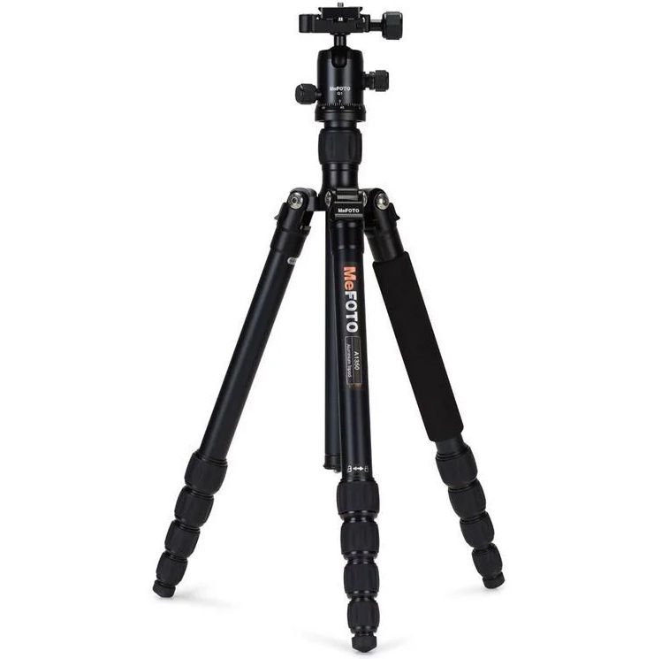 Benro MeFOTO A-1350Q1 RoadTrip Aluminum Travel Tripod Kit Siyah