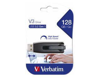 Verbatim 128GB V3 USB 3.2 Gen 1 USB Sürücü