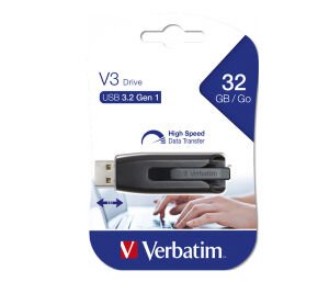 Verbatim 32GB V3 USB 3.2 Gen 1 USB Sürücü