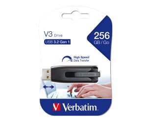 Verbatim 256GB V3 USB 3.2 Gen 1 Sürücü