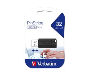 Verbatim 32GB PinStripe USB Sürücü