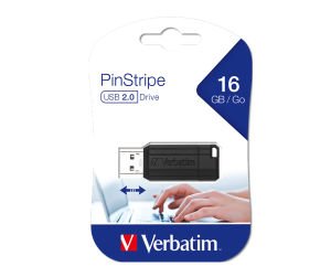 Verbatim 16GB PinStripe USB Sürücü