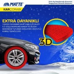 Matte Kar Çorabı - Active Series L Beden
