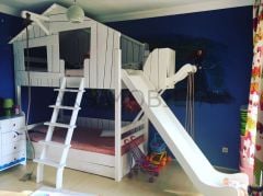 Kaydıraklı ve Salıncaklı Çocuk Ranzası