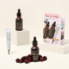 Mary & may Idebenone Blackberry Serum Duo Twin Pack (30ml x2+Eye cream12g)