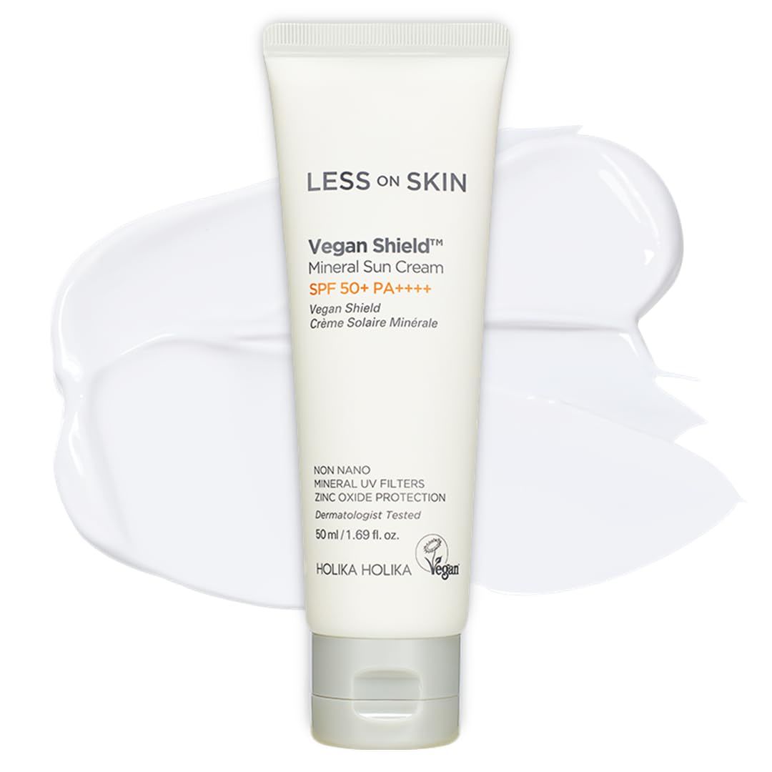 LESS ON SKIN Vegan Shield Mineral Sun Cream SPF 50+ PA++++ - Mineral Filtreli Güneş Kremi 50ml