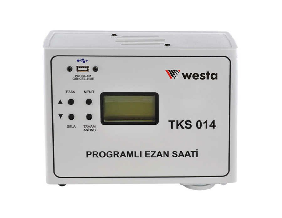 Westa WS-014 - Duvar Tipi Programlı Ezan Saati WS-014