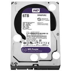 WD 6TB Purple 3.5'' 64MB Sata 6Gb/s 7/24 WD60PURZ - 3 Yıl Garantili