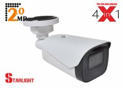 SP-2120S 2.0 MP 3.6 MM MP LENS 2 ARRAY LED STARLIGHT IR BULLET 4 in 1 KAMERA