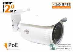 SP-EX1623G1-IZ 2.0 MP 2,8-8 MM MP MOTORİZE LENS 4 ARRAY LED H.265 IR BULLET IP KAMERA