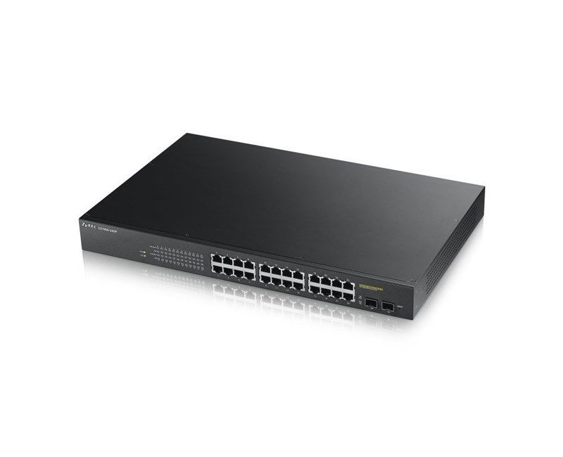 Zyxel GS1900-24HPV2 24 Port Gig L2 WebYönPoe 2xSFP