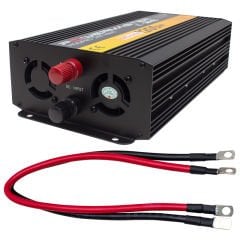 POWERMASTER PWR1200-12 TEK DİJİTAL EKRAN 12 VOLT - 1200 WATT MODIFIED SINUS WAVE INVERTER