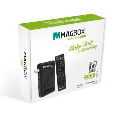 MAGBOX NATURAL PLUS FULL HD + USB MİNİ HD UYDU ALICISI TKGS'Lİ + YOUTUBE'LU
