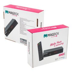 MAGBOX PLUTON S YENİ MODEL KASALI FULL HD UYDU ALICISI TKGS'Lİ (SCART+HD) HDMI KABLO DAHİL