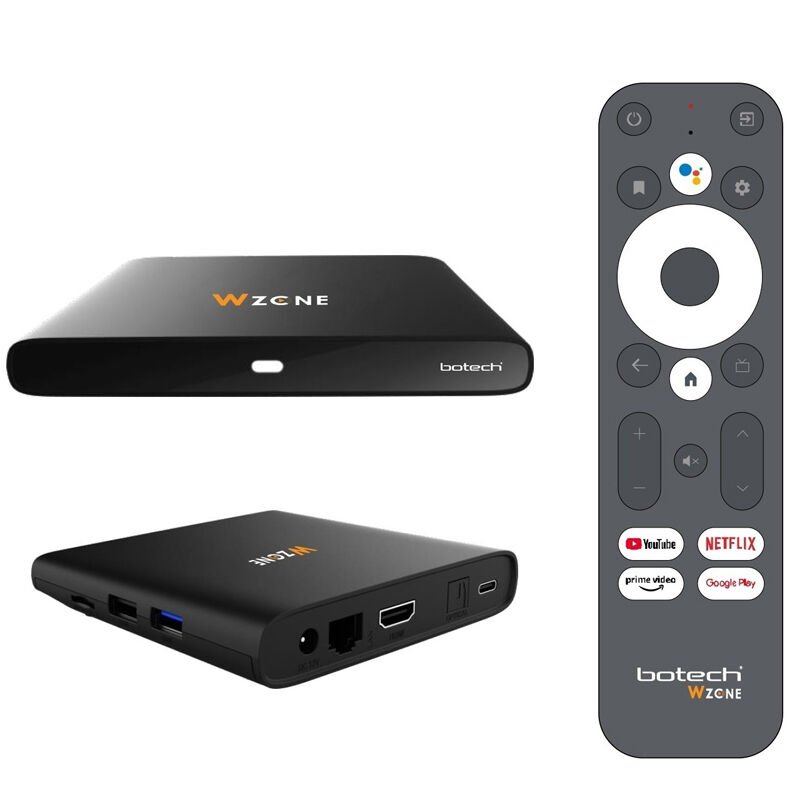 BOTECH WZONE S905X3 IŞLEMCI 2 GB DDR3 RAM 8 GB DAHİLİ HAFIZA ANDROID 10 TV BOX