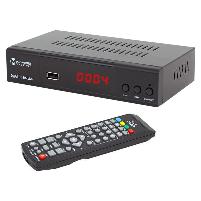 MAGBOX PRESTİGE DVB-T2/C FULL HD MİNİ KARASAL-UYDU ALICISI (HDMI+SCART) YOUTUBE'LU