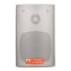 MAGICVOICE MV-16 7.5 CM 30 WATT 2'Lİ TAKIM BEYAZ TRAFOSUZ SÜTUN HOPARLÖR