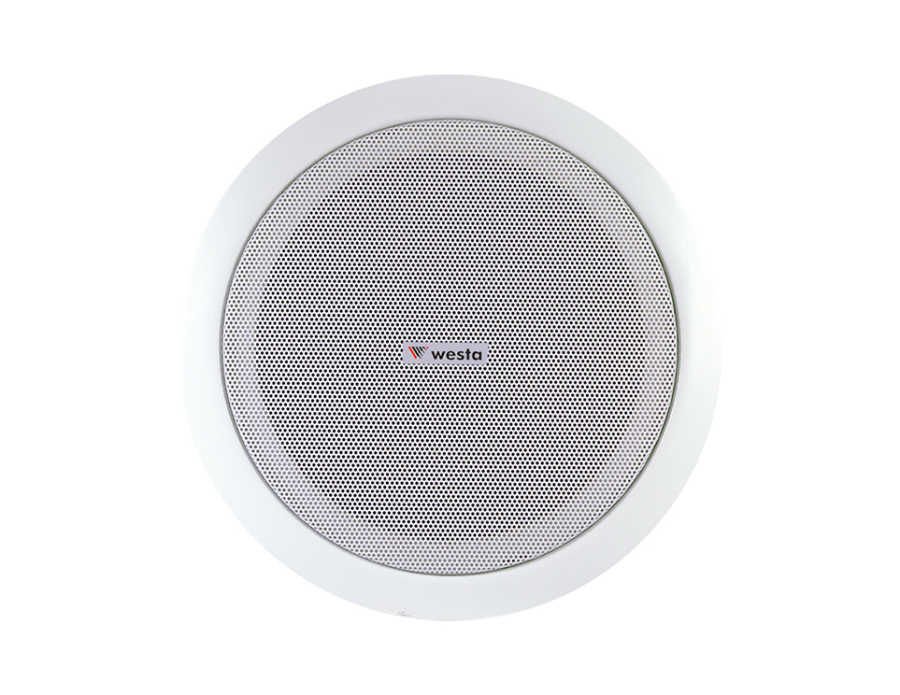 Westa WS-807 - 5'' 13cm Trafolu Metal Alçıpan Hoparlör - Beyaz WS-807