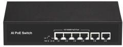 ODS-4P2U  -  4 ports 10/100M PoE Switches+ 2 ports 10/100 Uplink
