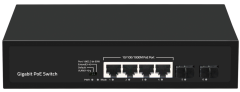 ODS-4P2S - 4 ports 10/100/1000M PoE Switches + with 2 Uplink SFP port
