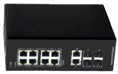 ODS-E-8MGP2U4S - Managed 8 Ports 10/100/1000M Industrial PoE Switch