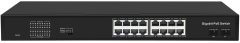 ODS-16GP2S-200 - 16 ports 10/100/1000M PoE Switches + 2 Gigabit Uplink 200W