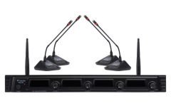 WM-404C - 4 Kanal UHF Masa Mikrofon Seti