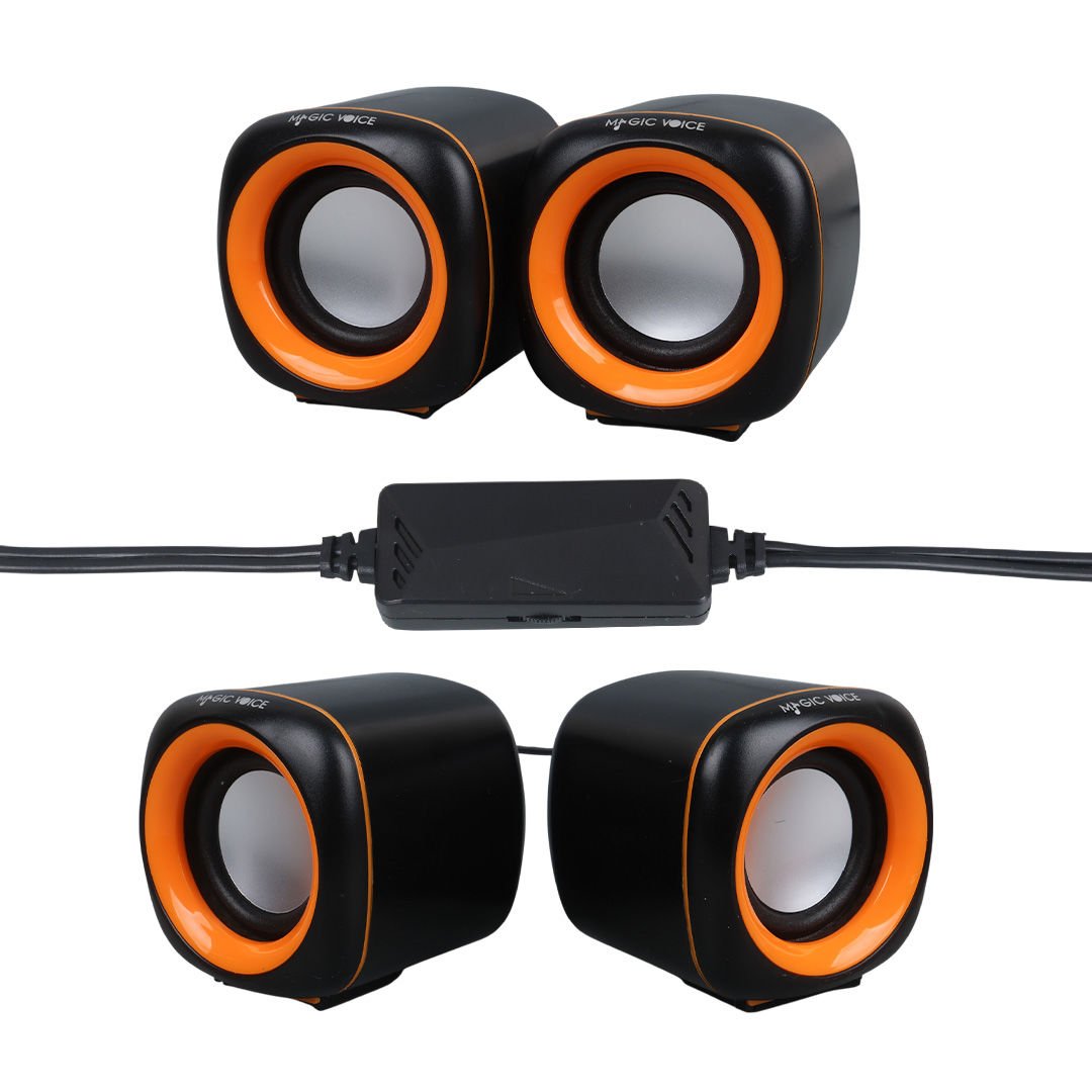 MAGICVOICE MV-24837 2X3 WATT AUX MULTIMEDIA MİNİ USB SPEAKER - HOPARLÖR MAGICVOICE MV-24837 2X3 WATT AUX MULTIMEDIA MİNİ USB SPEAKER - HOPARLÖR
