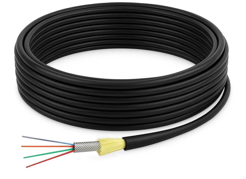 8 CORE SM 9/125  Ç.ZIRHLI FİBER KABLO - 150 Metre