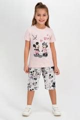 MICKEY&FRIENDS KIZ ÇOCUK KISA KOL KAPRİ TAKIMI