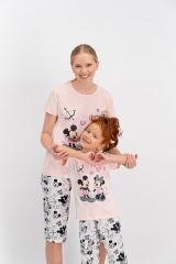 MICKEY&FRIENDS KIZ ÇOCUK KISA KOL KAPRİ TAKIMI