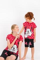 MINNIE MOUSE KIZ GARSON KISA KOL KAPRİ TAKIMI