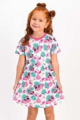 MINNIE MOUSE KIZ ÇOCUK KISA KOL ELBİSE
