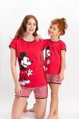 MINNIE MOUSE KIZ GARSON ŞORT TAKIMI