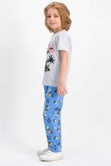 MICKEY MOUSE KISA KOLLU ERKEK ÇOCUK PİJAMA TAKIMI