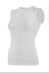 2235 Likralı Sıfır Kol Body Atlet Beyaz