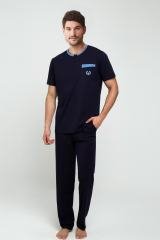 Erkek Lacivert Pijama Takımı