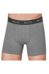Erkek Gri 6'lı Paket  Likralı Modal EsnekBoxer ELF568BER4476CCM6