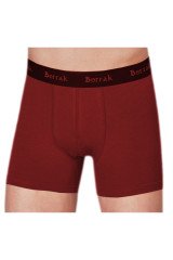 Erkek Bordo 6'lı Paket  Likralı Modal EsnekBoxer ELF568BER4476CCM6