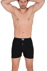 Erkek Siyah 6'lı Renkli Boxer Short