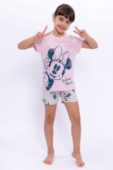 MINNIE MOUSE KIZ GARSON ŞORT TAKIMI