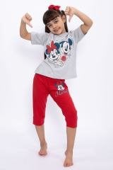MINNIE MOUSE KIZ GARSON KAPRİ TAKIM