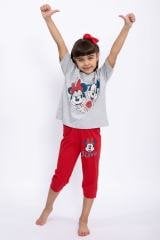 MINNIE MOUSE KIZ GARSON KAPRİ TAKIM
