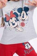 MINNIE MOUSE KIZ GARSON KAPRİ TAKIM