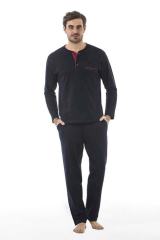 Erkek Bordo Damat Çeyiz Pijama Takım & Robdöşambr Set  3 Lü Damat Pijama Set 5555