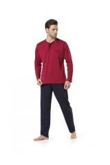 Erkek Damat Çeyizlik 5li Penye Robdöşambr Pijama Takımı