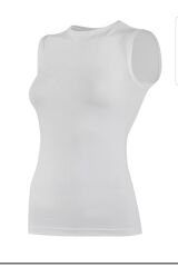 2235 Likralı Sıfır Kol Body Atlet Beyaz