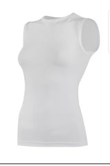2235 Likralı Sıfır Kol Body Atlet Beyaz