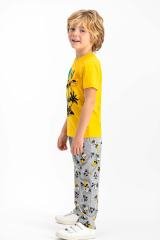Çocuk Pijama Takımı Sarı