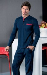 Yeni İnci 446 Erkek Süprem 5li Pijama Takım